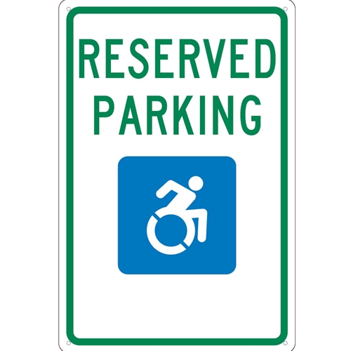 State  Handicapped Reserved Parking Sign New York (TMS326G)