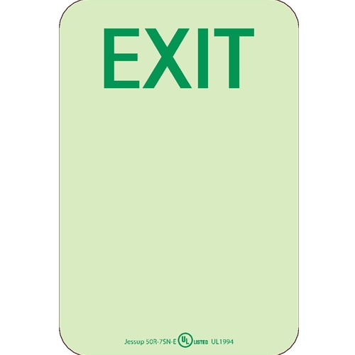 Glo Brite Door Marking Exit Sign (50R-7SN-E)