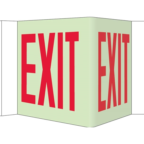 3-View Exit Sign (GLV1)