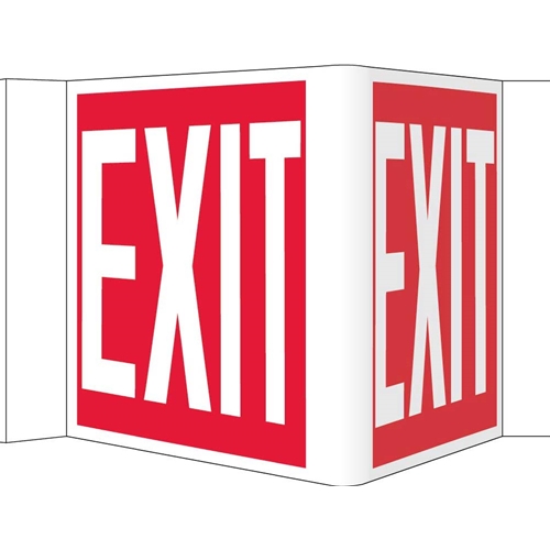 3-View Exit Sign (VS10R)