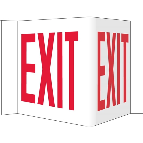 3-View Exit Sign (VS10W)