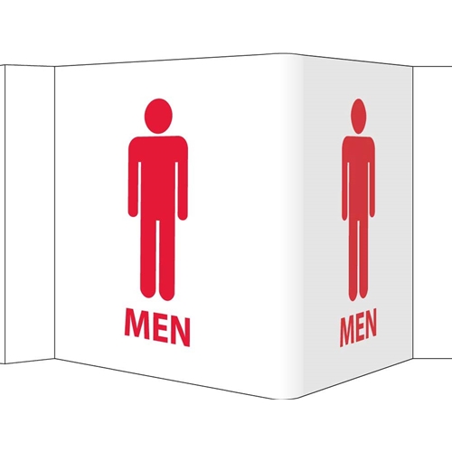 3-View Men Sign (VS15W)