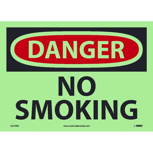 Danger No Smoking Sign (GD79PB)
