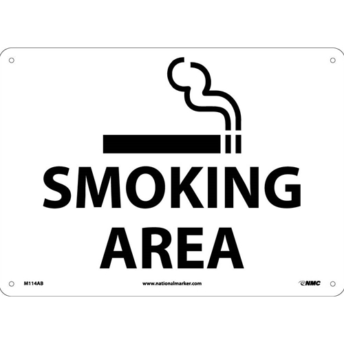 Smoking Area Sign (M114AB)