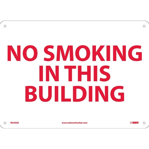 No Smoking In This Building Sign (M359AB)