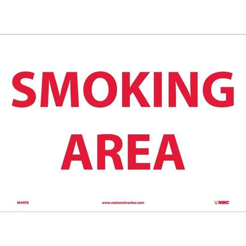 Smoking Area Sign (M44PB)