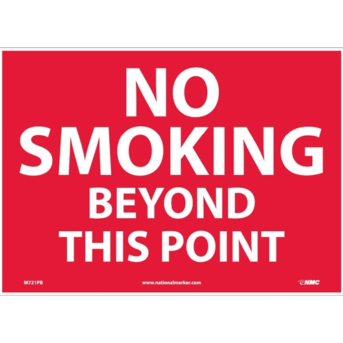 No Smoking Beyond This Point Sign (M721PB)