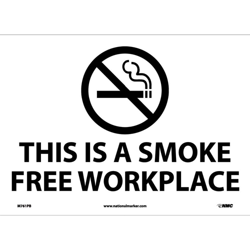 This Is A Smoke Free Workplace Sign (M761PB)
