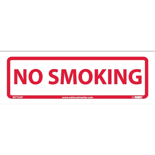 No Smoking Label (M772AP)