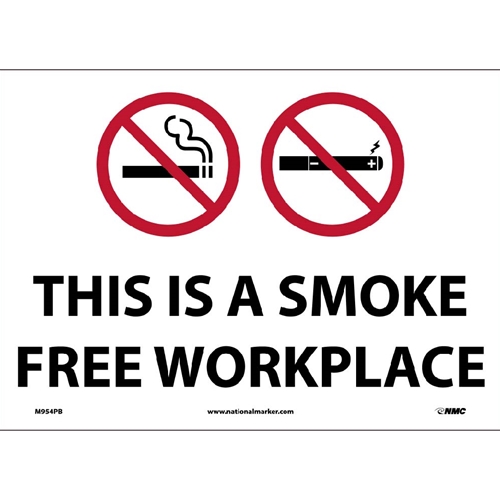 This Is A Smokefree Workplace Sign (M954PB)