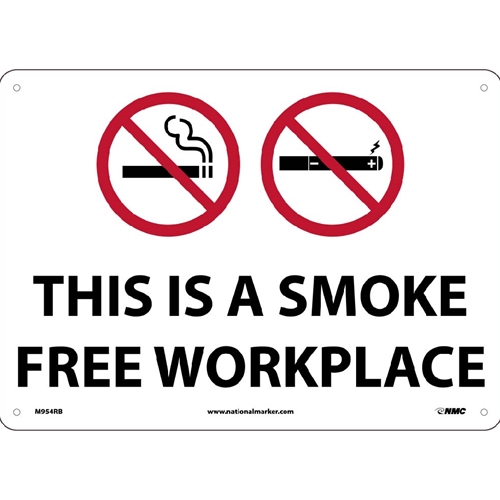 This Is A Smokefree Workplace Sign (M954RB)