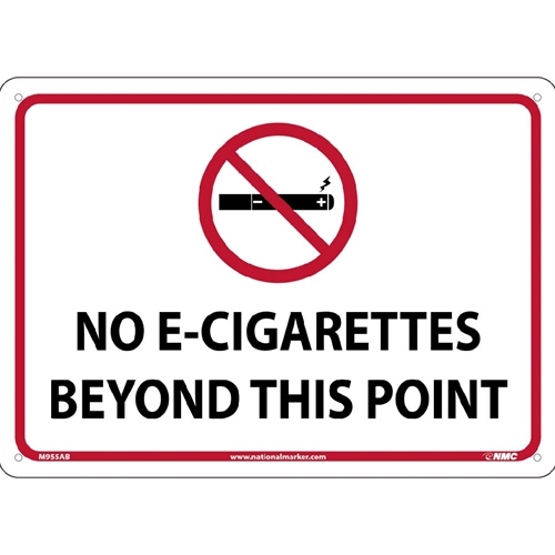 No Smoking Beyond This Point Sign (M955AB)