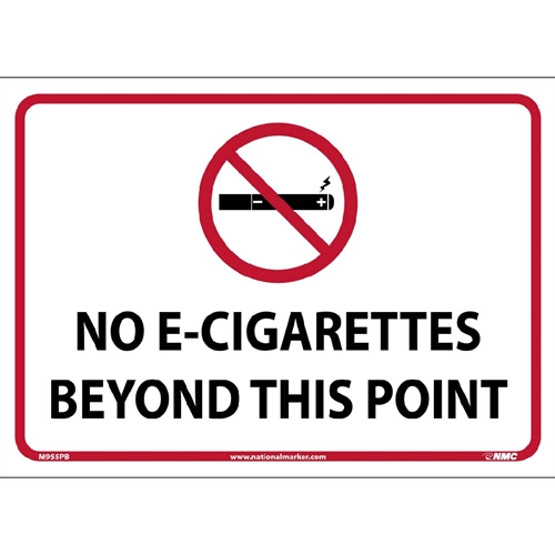 No Smoking Beyond This Point Sign (M955PB)