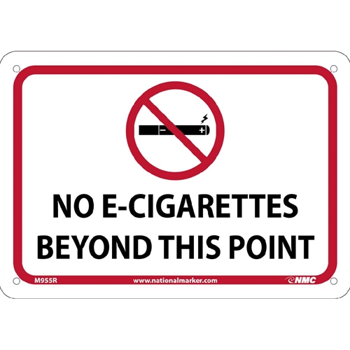 No Smoking Beyond This Point Sign (M955R)