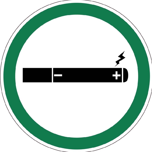 Electronic Cigarettes Permitted Window Sign (M958C)
