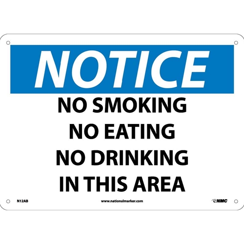 Notice No Smoking Sign (N12AB)