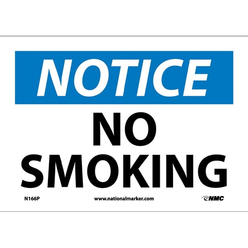 Notice No Smoking (N166P)