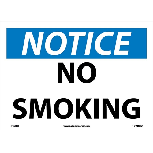 Notice No Smoking (N166PB)