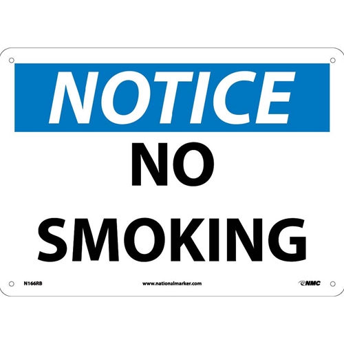 Notice No Smoking (N166RB)