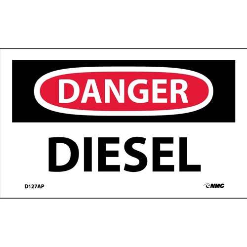 Danger Diesel Label (D127AP)