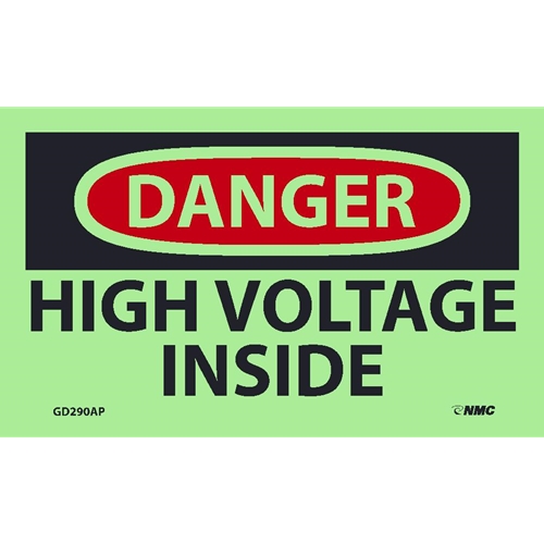 Danger High Voltage Inside Label (GD290AP)
