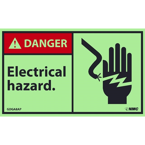 Danger Electrical Hazard Label (GDGA8AP)