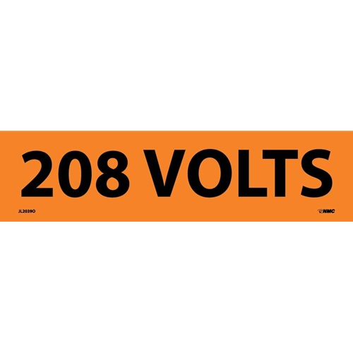 208 Volts Electrical Marker (JL2039O)