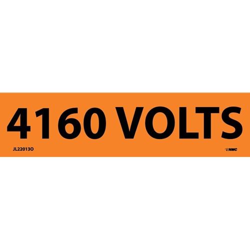 4160 Volts Electrical Marker (JL22013O)