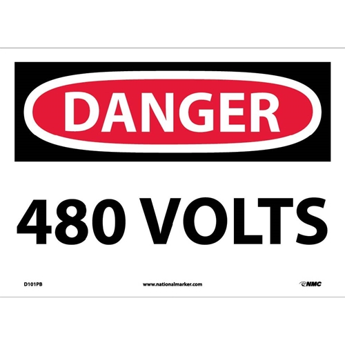 Danger 440 Volts Sign (D101PB)