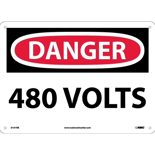 Danger 440 Volts Sign (D101RB)