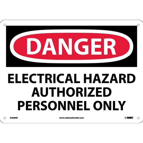 Danger Hazard Equipment Sign (D268AB)