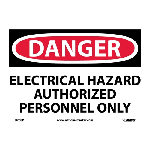 Danger Hazard Equipment Sign (D268P)