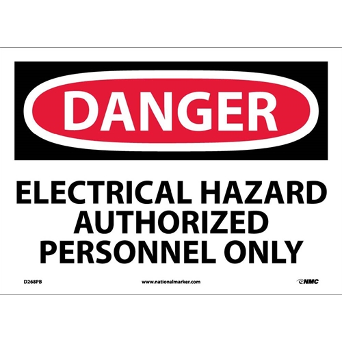 Danger Hazard Equipment Sign (D268PB)