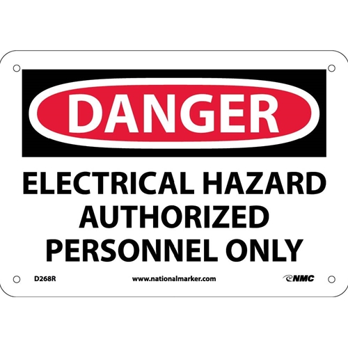 Danger Hazard Equipment Sign (D268R)