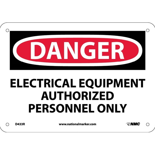 Danger Electrical Equipment Sign (D433R)