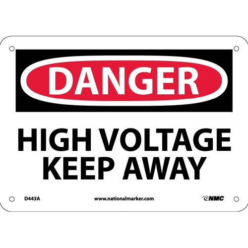 Danger High Voltage Keep Away Sign (D443A)