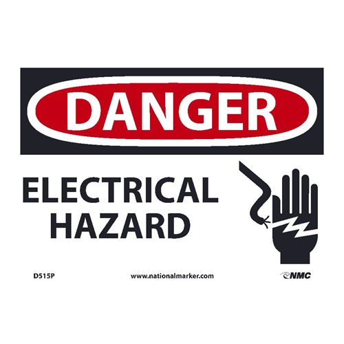 Danger Electrical Hazard Sign (D515P)