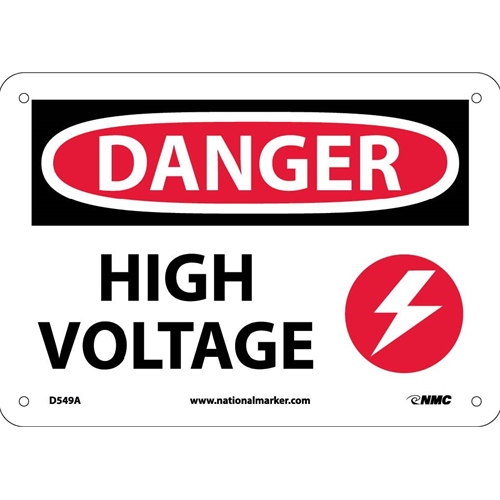 Danger High Voltage Sign (D549A)