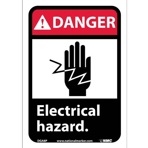 Danger Electrical Hazard Sign (DGA8P)