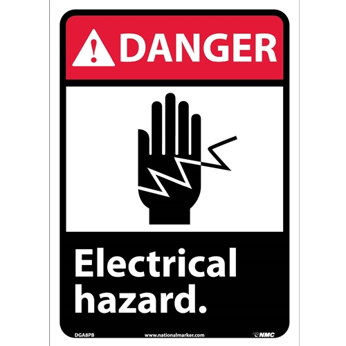 Danger Electrical Hazard Sign (DGA8PB)