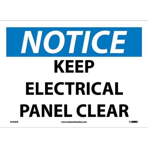 Notice Keep Electrical Panel Clear (N164PB)