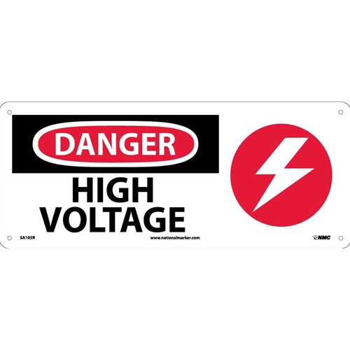 Danger High Voltage Sign (SA105R)