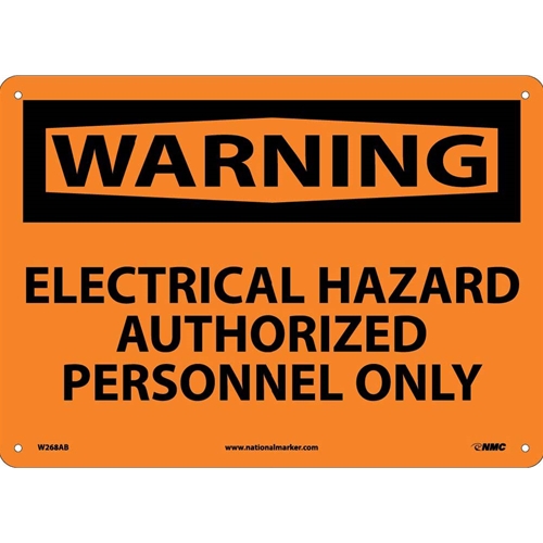 Warning Electrical Hazard Sign (W268AB)
