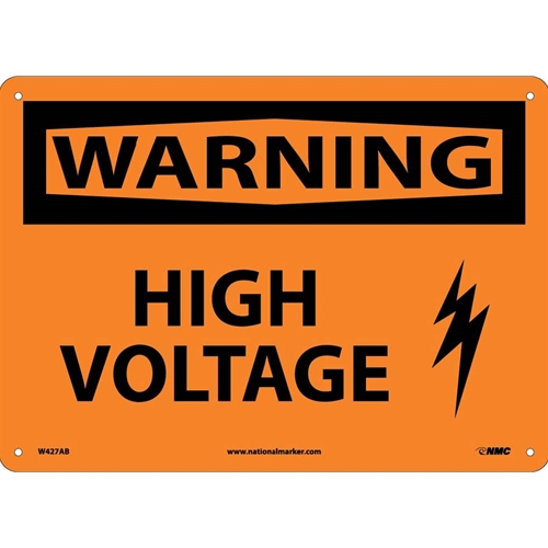 Warning High Voltage Sign (W427AB)