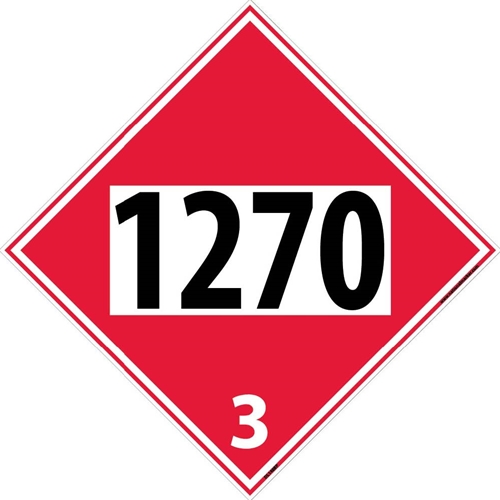 1270 3 Dot Placard Sign (DL140BP)