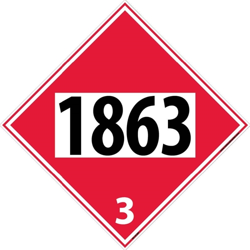 1863 3 Dot Placard Sign (DL141BP)