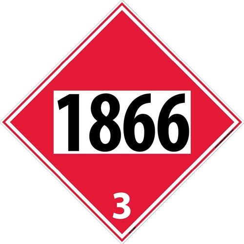 1866 3 Dot Placard Sign (DL142BP)