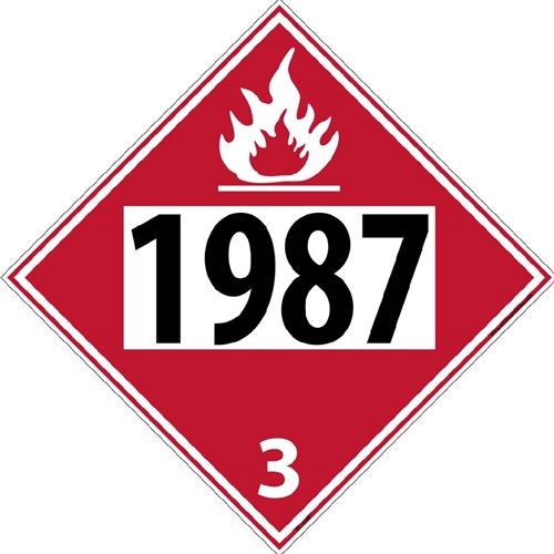 1987 3Dot Placard Sign (DL143BP)