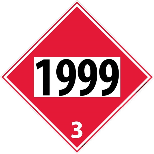 1999 3 Dot Placard Sign (DL144BP)
