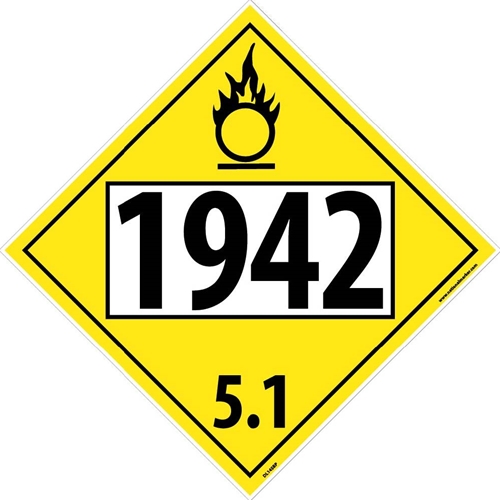 1942 5.1 Dot Placard Sign (DL145BP)